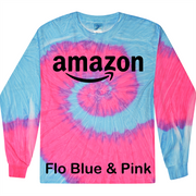 Tie Dyed Long Sleeve Tee Adult Shirt by Akron Pride Custom Tees | Akron Pride Custom Tees