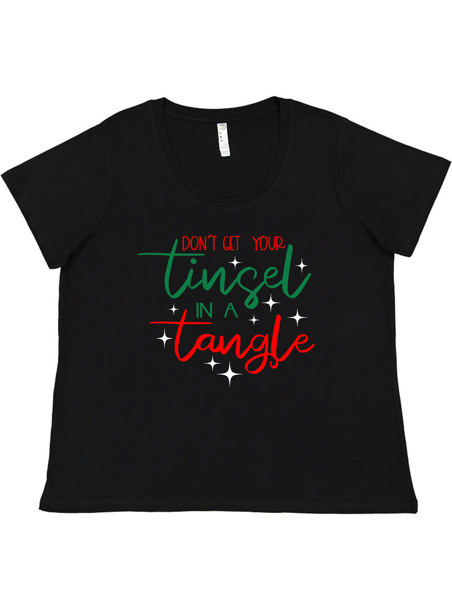 Tinsel in a Tangle Ladies Tee