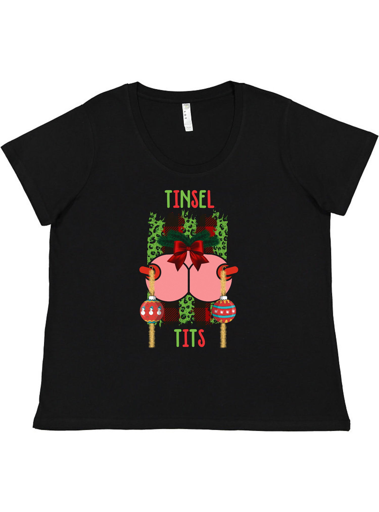 Tinsel Tits Ladies Tee Ladies Shirt by Akron Pride Custom Tees | Akron Pride Custom Tees