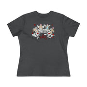 Valentine Vibes Ladies Tee Asphalt S T-Shirt by Printify | Akron Pride Custom Tees