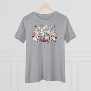 Valentine Vibes Ladies Tee T-Shirt by Printify | Akron Pride Custom Tees