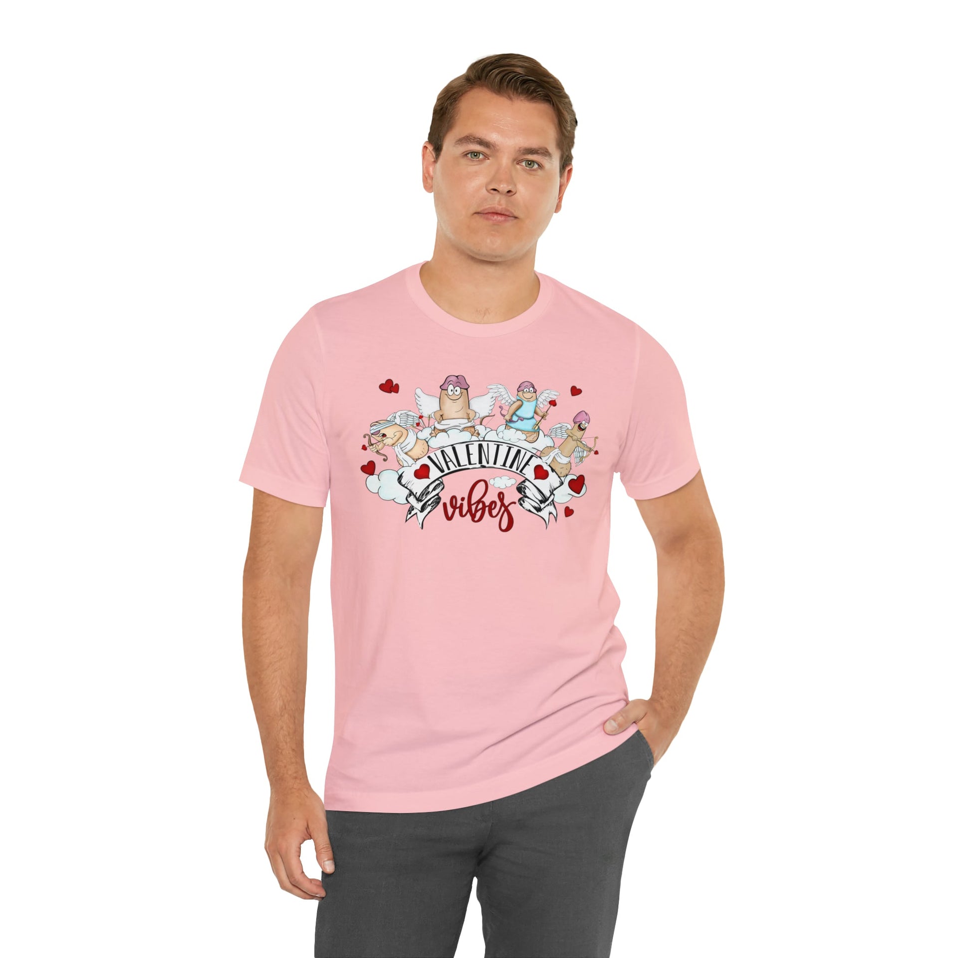 Valentine Vibes Tee T-Shirt by Printify | Akron Pride Custom Tees