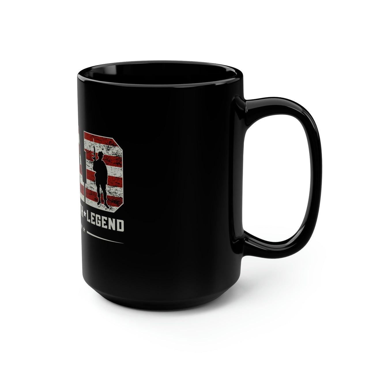 Veteran Dad Mug 15oz Mug by Printify | Akron Pride Custom Tees