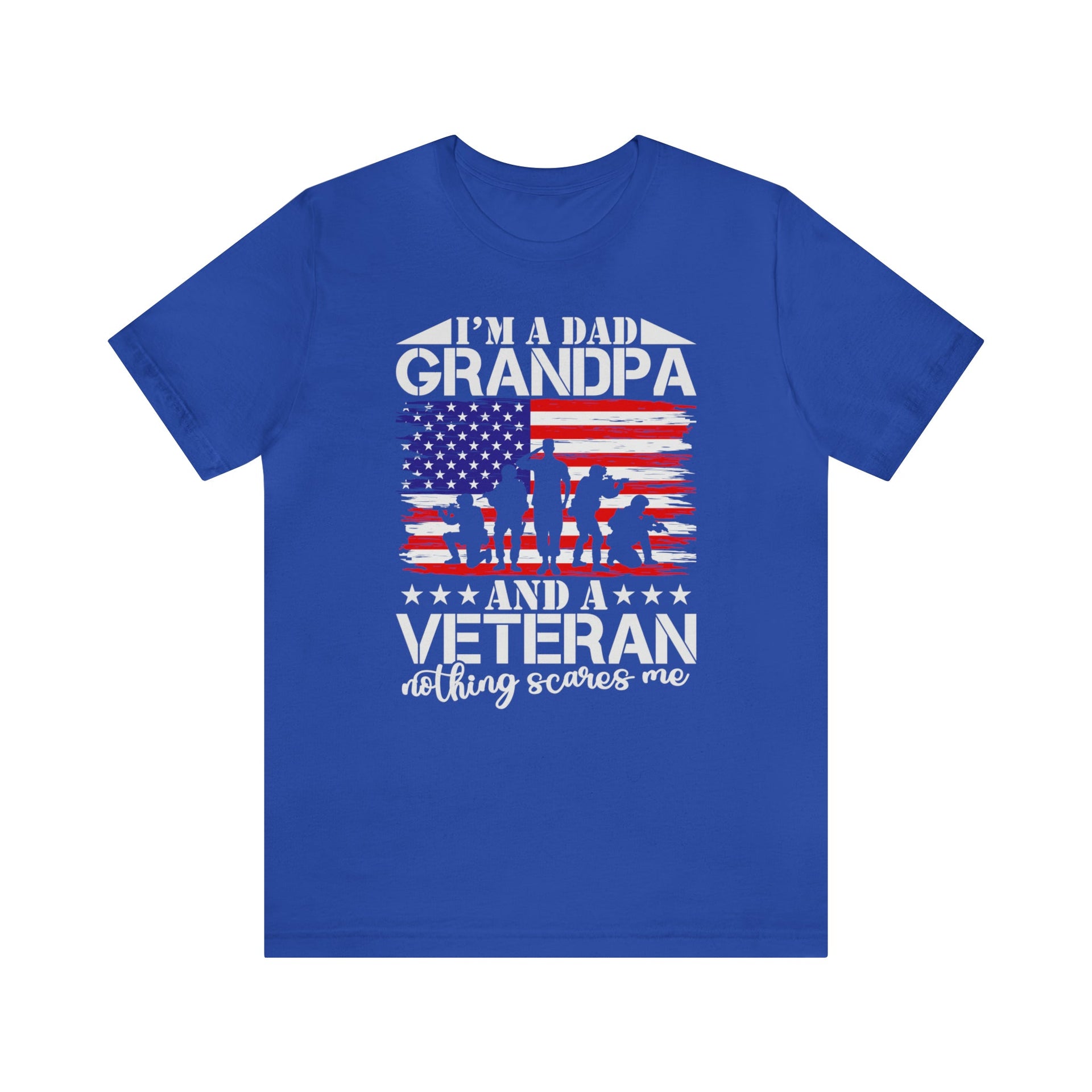 Veteran Day Tee True Royal S T-Shirt by Printify | Akron Pride Custom Tees