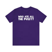 Who ate all the Tee Team Purple S T-Shirt by Printify | Akron Pride Custom Tees