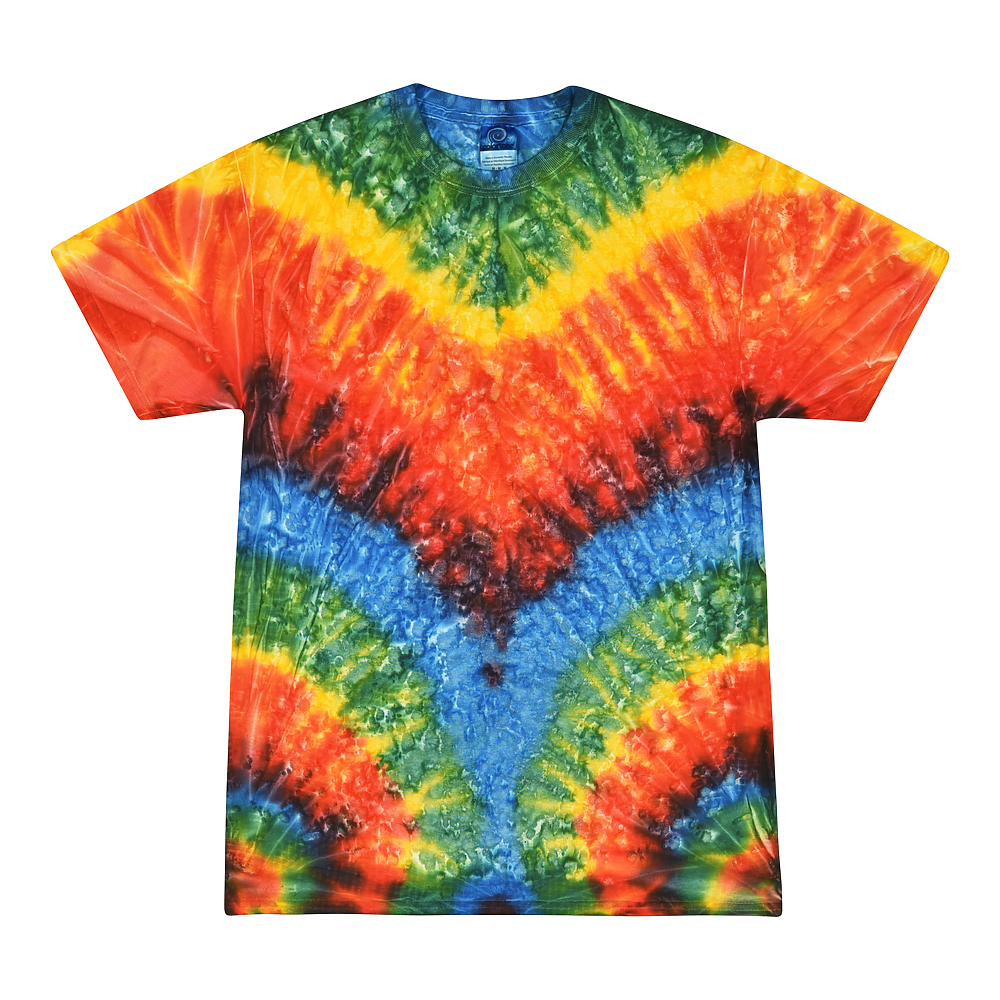 Woodstock Tie-dyed Tee Adult Shirt by Akron Pride Custom Tees | Akron Pride Custom Tees
