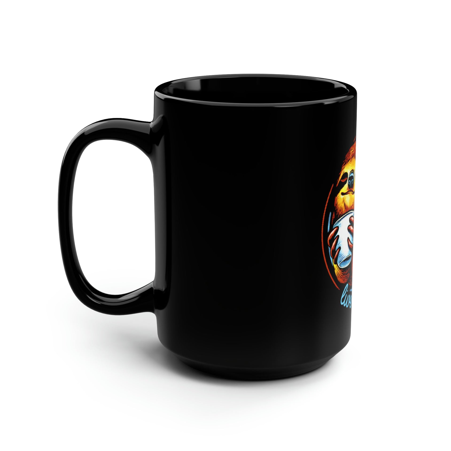 Worry less live more Mug 15oz Mug by Printify | Akron Pride Custom Tees