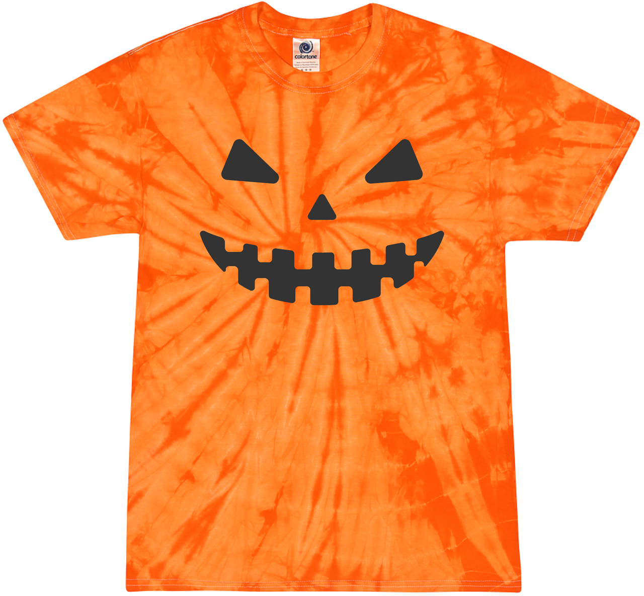 Youth Pumpkin Tie-dyed Tee Youth Shirt by Akron Pride Custom Tees | Akron Pride Custom Tees