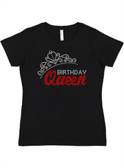 Birthday Queen Ladies Tee Akron Pride Custom Tees