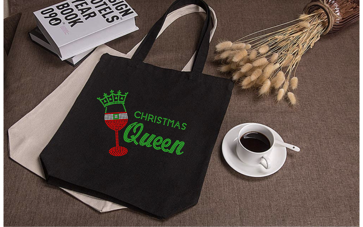 Christmas Queen Tote Bag Akron Pride Custom Tees