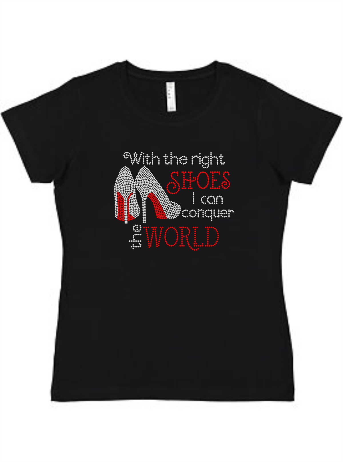 Conquer The World Ladies Tee Akron Pride Custom Tees
