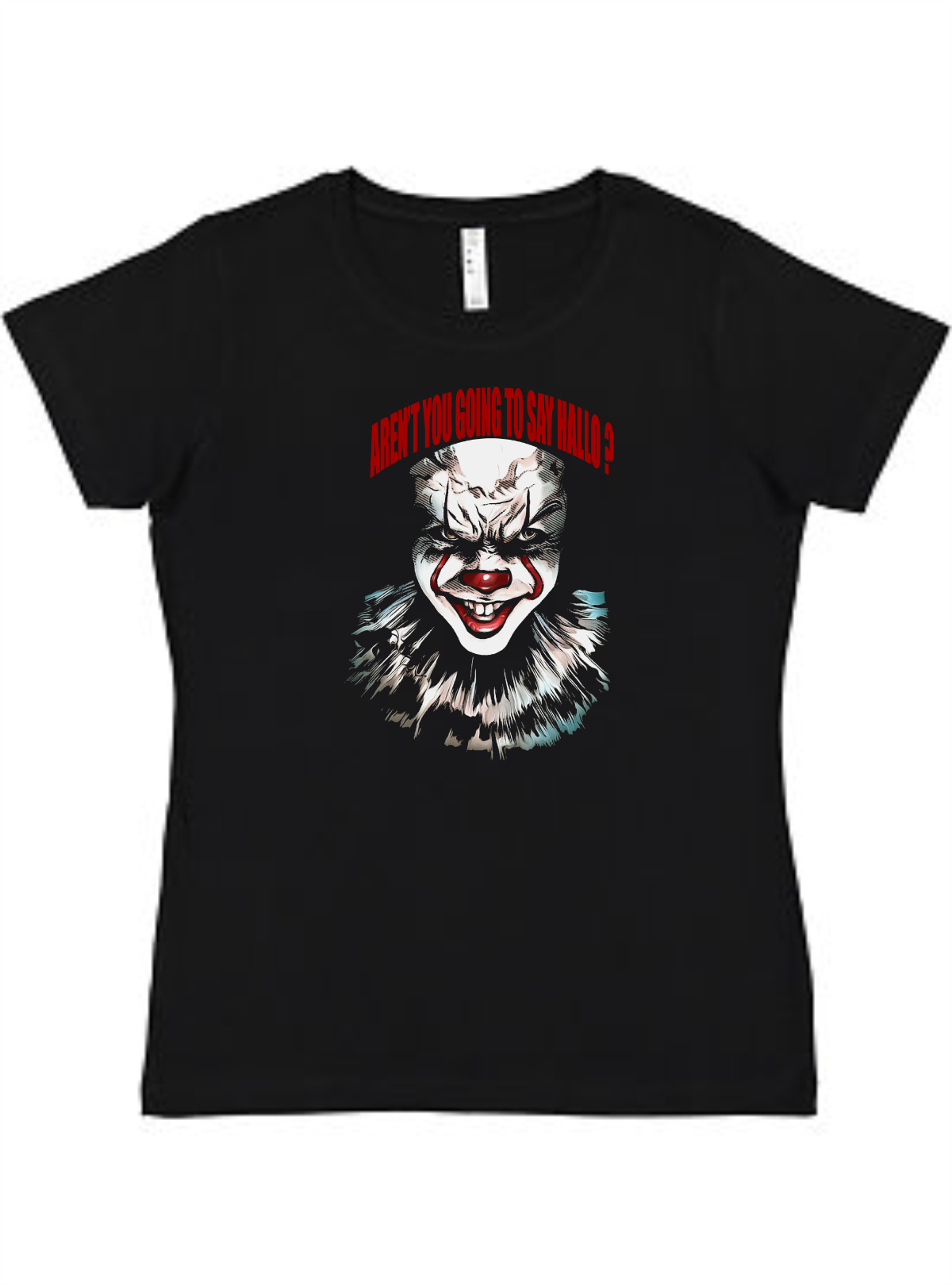 Creepy Clown Ladies Tee Akron Pride Custom Tees