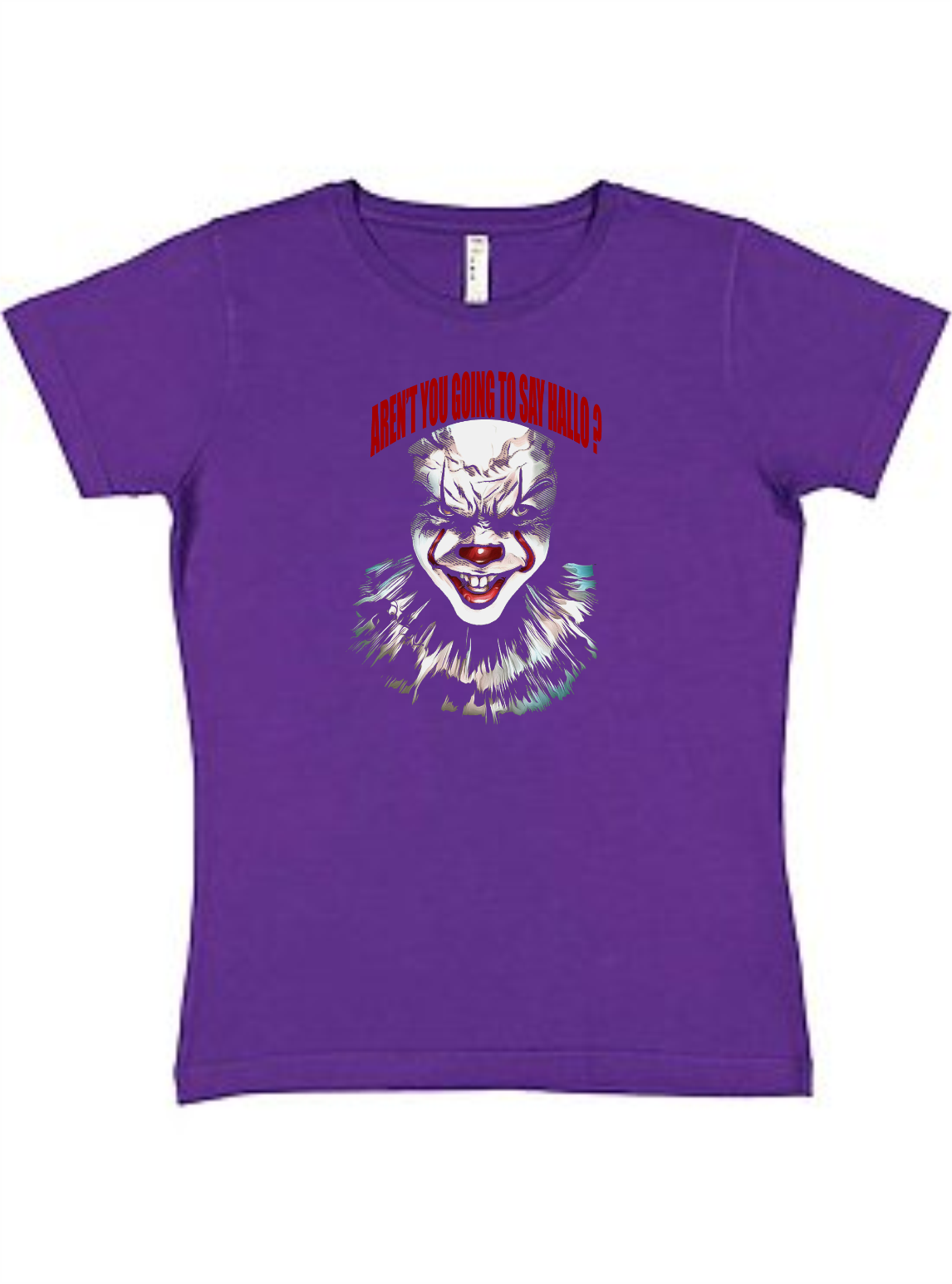 Creepy Clown Ladies Tee Akron Pride Custom Tees