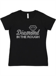 Diamond in the Rough Ladies Tee Akron Pride Custom Tees
