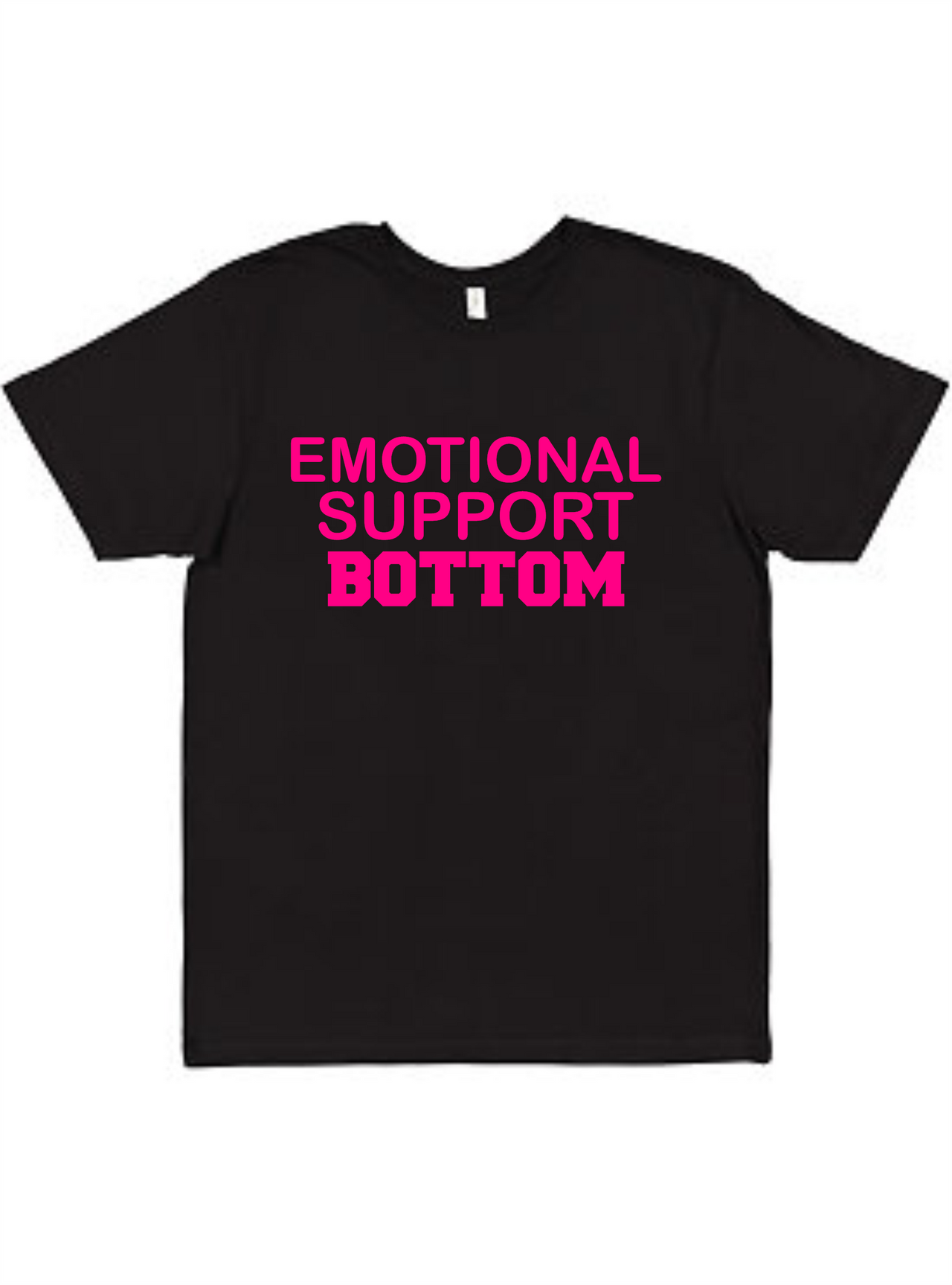 Emotional Support Bottom Tee Akron Pride Custom Tees