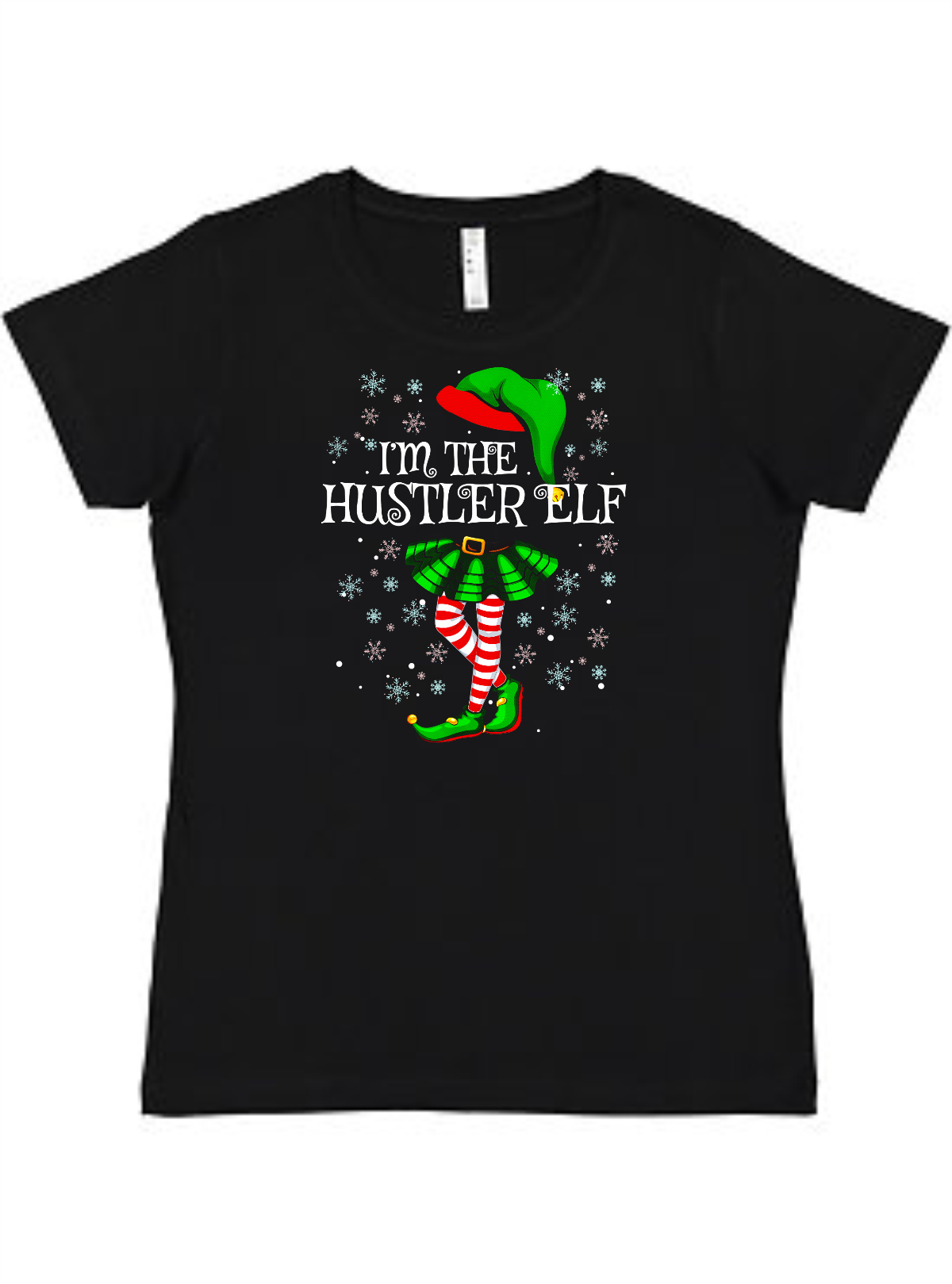 Hustler Elf Ladies Tee Akron Pride Custom Tees