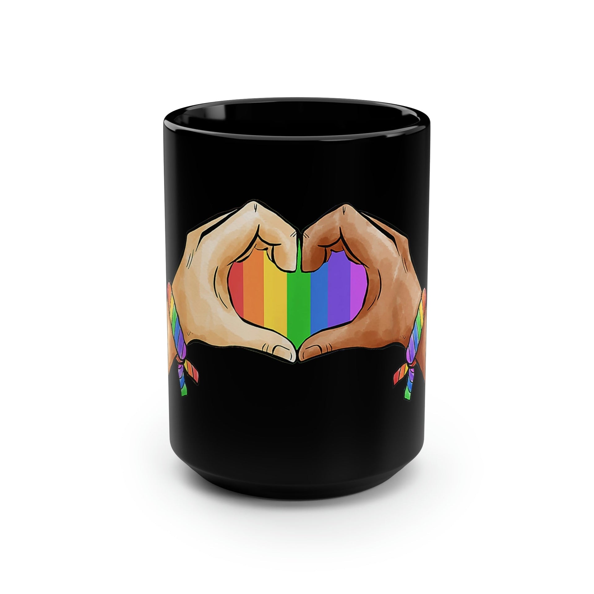 Love is Love Pride Mug Akron Pride Custom Tees