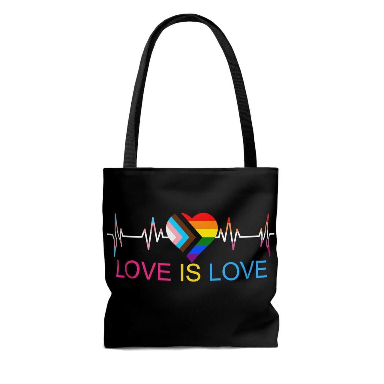 Love is Love Tote Bag Akron Pride Custom Tees