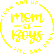 Mom of Boys Vinyl Decal Akron Pride Custom Tees