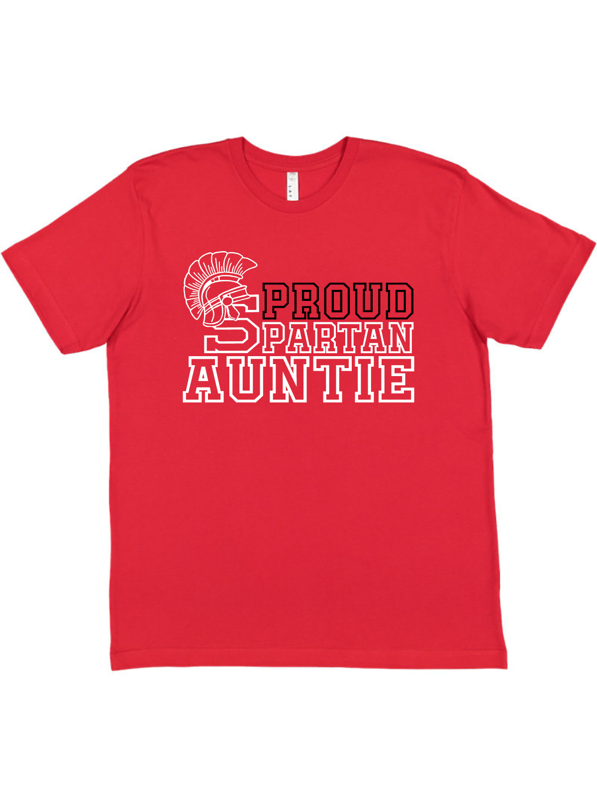 Proud Spartan Auntie Tee Akron Pride Custom Tees
