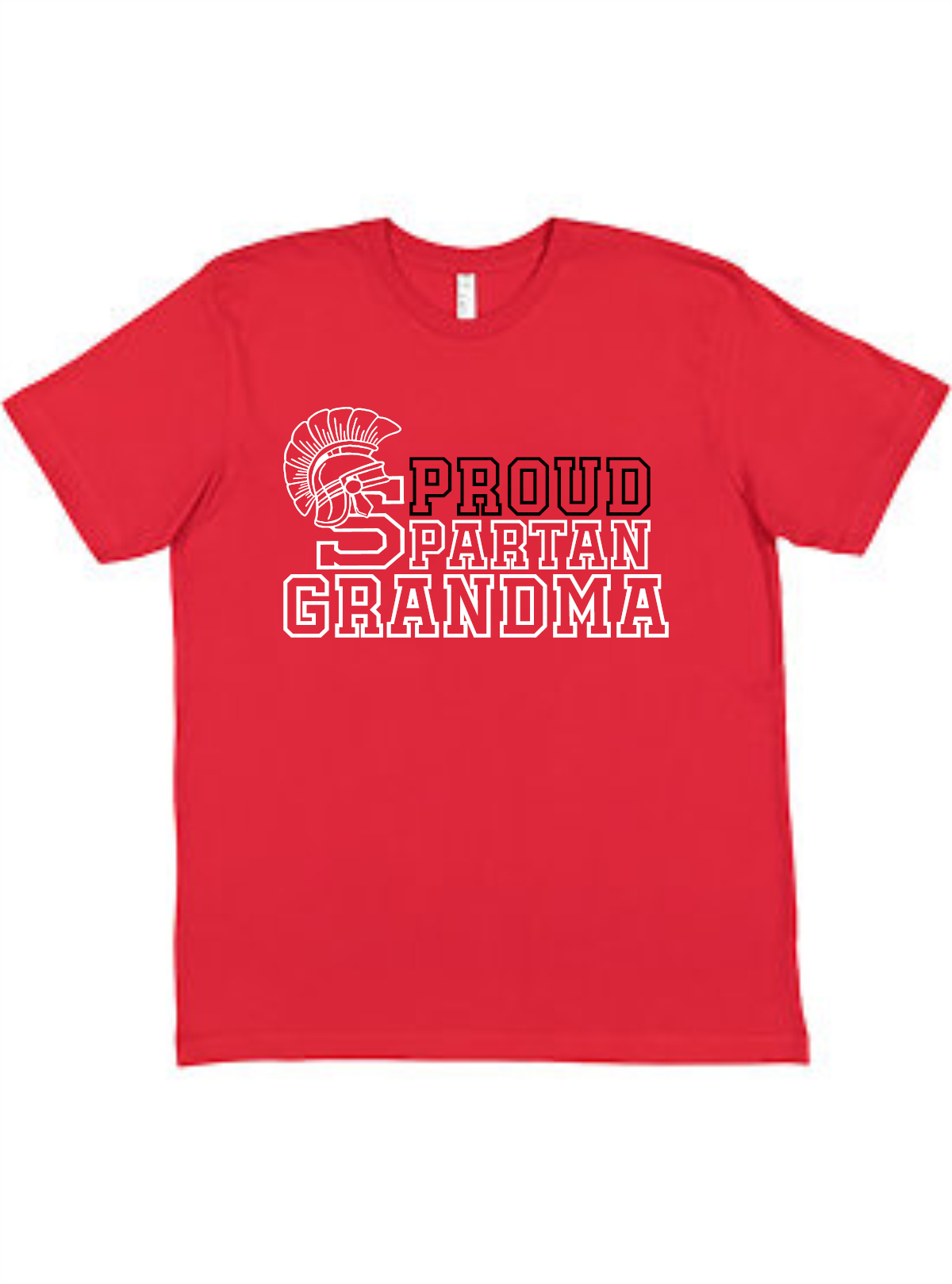 Proud Spartan Grandma Tee Akron Pride Custom Tees