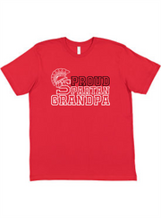 Proud Spartan Grandpa Tee Akron Pride Custom Tees
